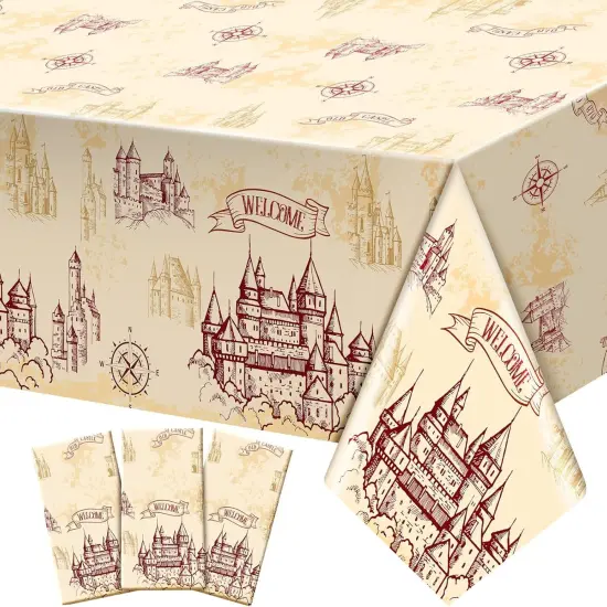 Wizard Party Plastic Table Cover {1}