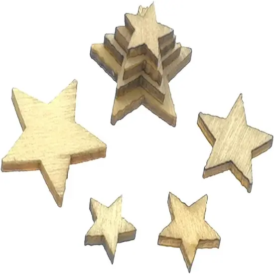 Natural Wood Unfinished Cutout Veneers Slices {3}