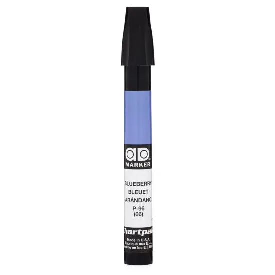 Chartpak AD&reg; Marker Blue Color Family, Tri-Nib Aqua {4}