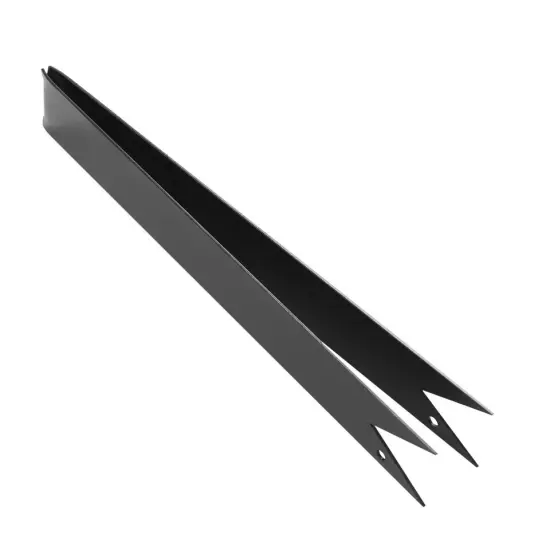 8" x 40" Black Steel No Dig Landscape Garden Border Edging Decor DIY (Pack 4) {1}