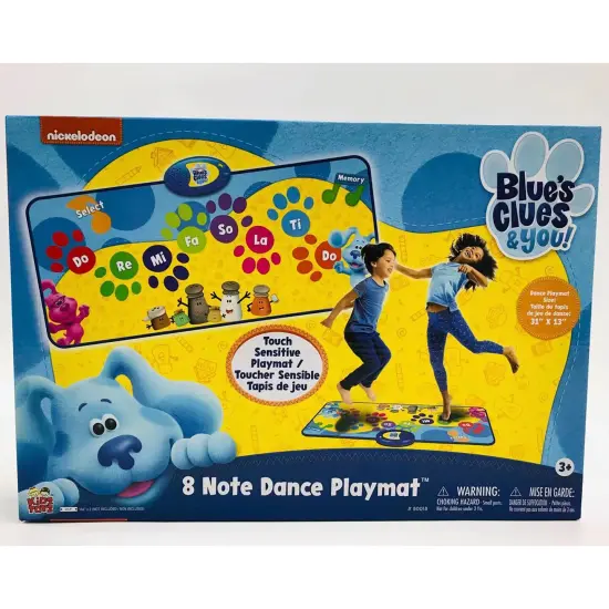 Blue's Clues and You: 8 Note Dance Playmat - Includes 4 Sounds & Memory Game Options, 31" x 13.75" Musical Mat, Ages {5}