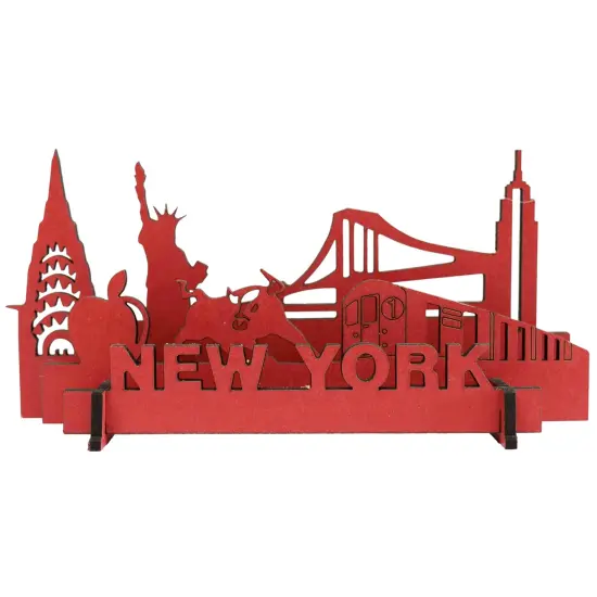 Little & Wood: Woodlet: Medium - New York - 3D Wooden Kit-Set, City Puzzle, Easy Assembly, Pop Build Fun, 100% Sustainably Sourced Wood, Ages 6+ {3}