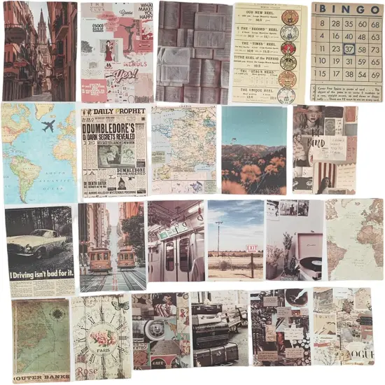 Vintage Journaling Scrapbooking Supplies Scrapbook Sticker Paper (Olden Days) {4}