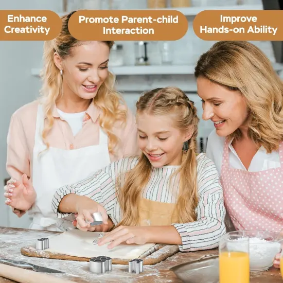 Alphabet & Number Cookie Cutters Sets of 35 Pieces {4}