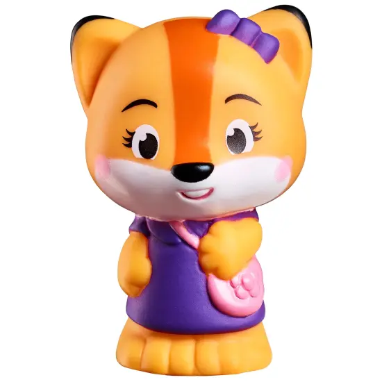 Timber Tots: Klorofil Family - 7 Character Set, Animal Forest Friends, 1.75-2" Toy Figurines, Miniatures w/ Unique Details, Nature, Kids-Toddler 18Mo+ {6}