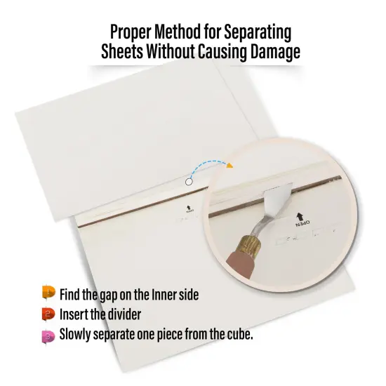 Pintar Watercolor Paper Block, 100% Cotton, 140lb/300gsm, Rough Grain, 20 Sheets, 12”x9" Paper Pad | Watercolor Book for Gouache, Oil and Drawing - Water Color Paper Pad for Painting & Sketching {3}