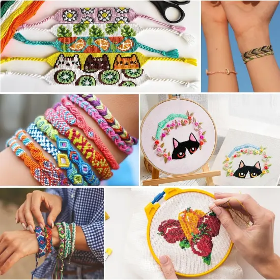 276 Pack Embroidery Floss Thread Kit(210 Colors) {5}