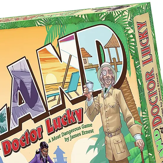 Island of Doctor Lucky - Strategy & Luck Family Boardgame, Ages 12+, 2-8 Players {7}