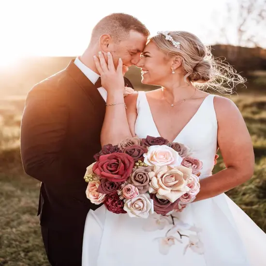 DIY Wedding Bouquet Bridal Baby Shower Centerpiece Table Decorations {2}