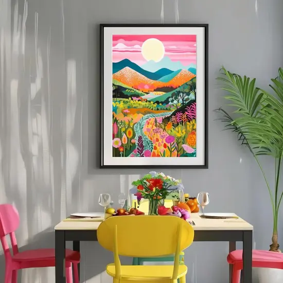 5D Diamond Painting Kits for Adults Beginners Mountain Flower {3}