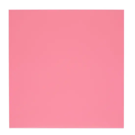 2-Pack Opaque Cast Acrylic Sheet, 1/8-Inch Thick 11.75x11.75-Inch Square Plastic Tiles for Wall Decorations, Laser Cutting, Arts and Crafts, and Custom Signs for Cafes and Boutiques (Pink) {6}