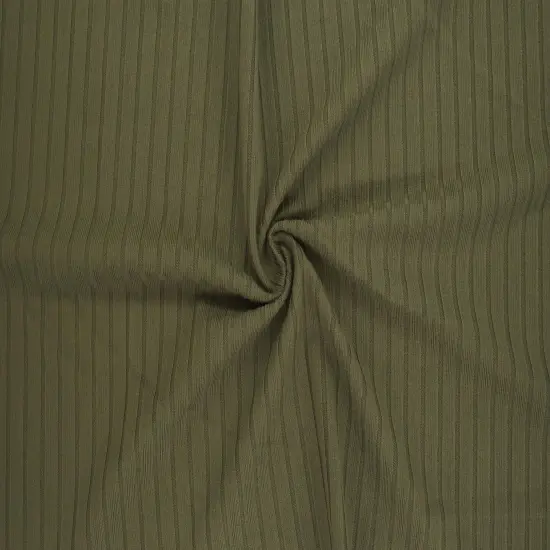 1 Yard Stretchy 8x3 Ribbed Knit Fabric Solid Color Polyester Spandex LIME {2}