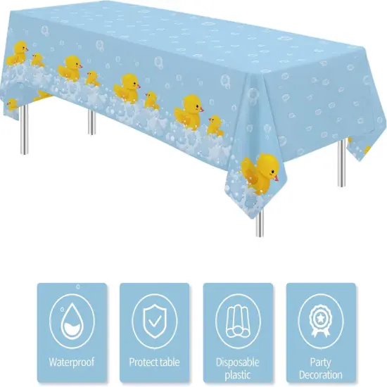 Rubber Duck Party Decorations Table Cover {2}