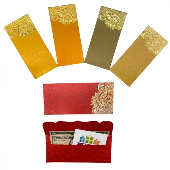 Paisley Shagun Money Envelopes, Lucky Cash Gift Envelope, Gifts Card Holder,currency, Tip Evenvolopes, Eid Diwali Christmas Wedding Chinese {5}