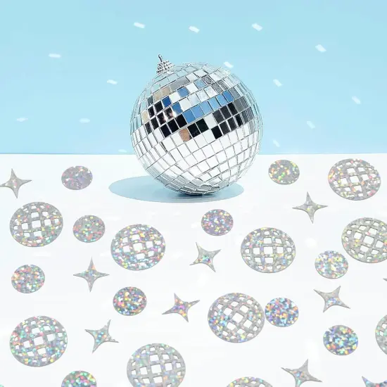 Disco Ball Confetti, Glitter Disco Party Decorations, 230PCS Disco Confetti for Disco Themed Party Decorations {5}