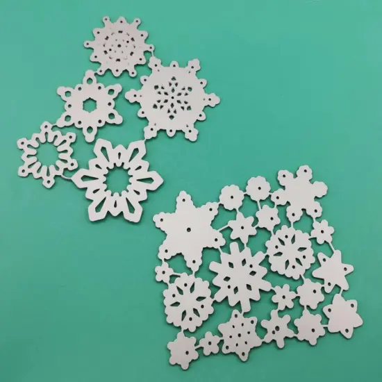 25 PCS Snowflake Dies Christmas {5}