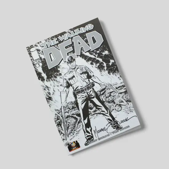 The Walking Dead #1 WW Ohio 2013 Exclusive B&W Cover Signed By Mike Zeck {3}