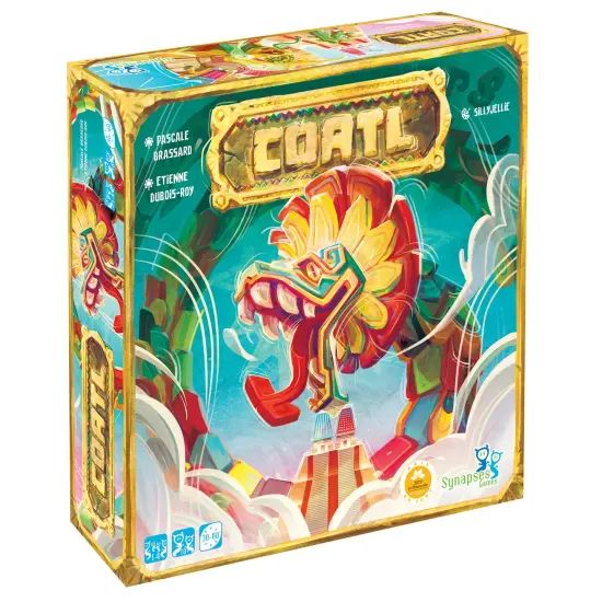 Synapses Games: Coatl, Strategy Board Game, Play in Solo Mode, Or With Up to 4 Players, 30 to 60 Minute Play Time, For Ages 10 and up {1}