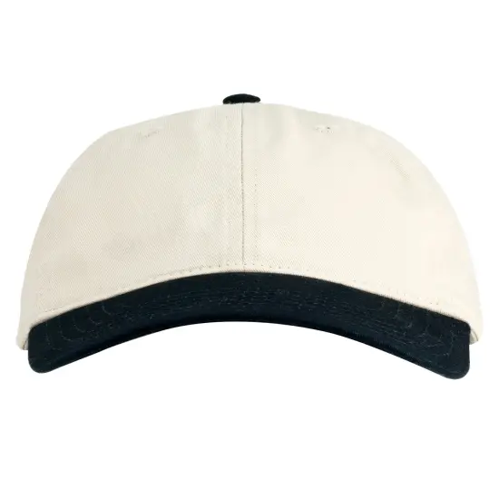 econscious&reg; Unstructured Eco Baseball Cap OYSTER/ BLACK {1}