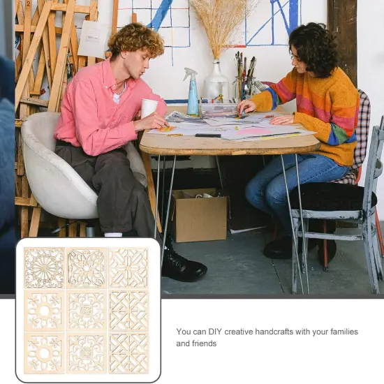 20pcs Unfinished Wooden Pieces Embellishments {5}