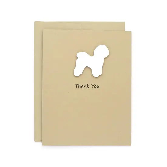 Bichon Frise Thank You Cards {5}