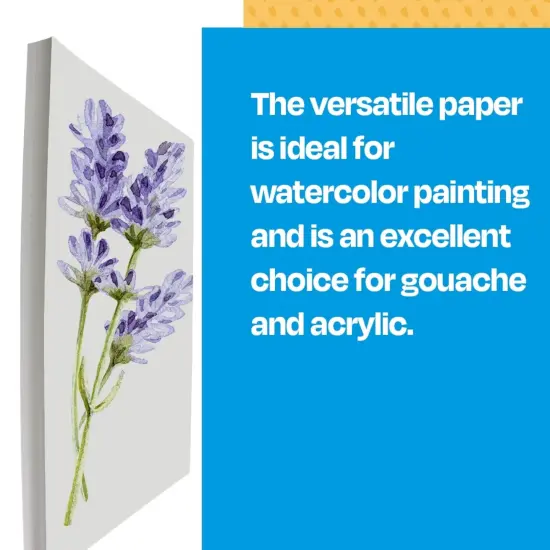 Sax Watercolor Paper, 9 x 12 Inches, 90 lb, Natural White, 100 Sheets {5}