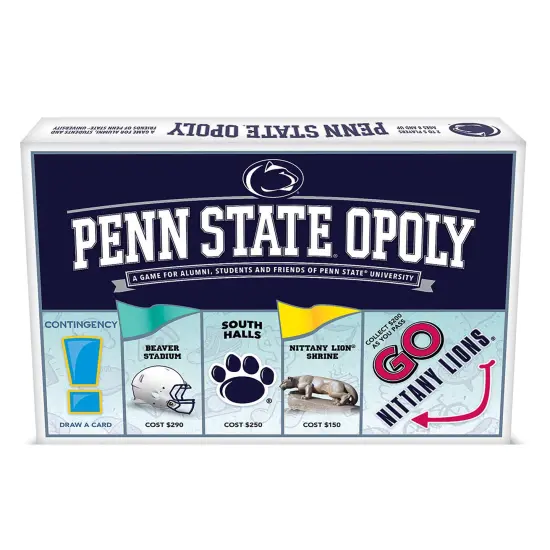 Late For The Sky: Penn State-Opoly - Universtiy Themed Family Board Game, Opoly-Style Game Night, Traditional Play Or 1Hr Version, Age 8+, 2-6 Players {5}