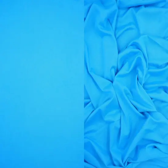 1 Yard DTY Brushed Solid Fabric Soft Stretch Smooth Texture 58/60" Wide Aqua {6}