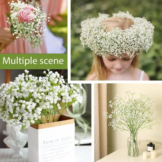 50 Pcs Baby Breath Artificial Flowers Floral Arrangement {5}