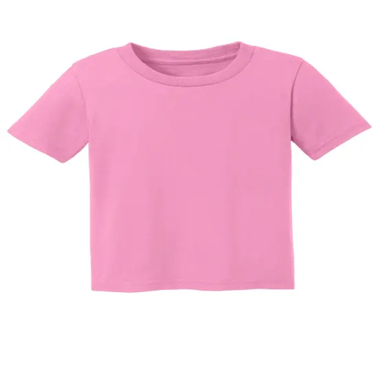 Port & Company&reg; Toddler Core Short Sleeve Cotton Tee Candy Pink {2}