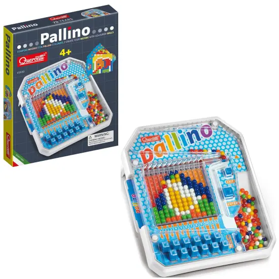 Quercetti: Pallino - Create-Your-Own Mosaic w/ Colored Balls, STEM Game Activity Toy, Design Cards, Learn Colors & Patterns, Preschool Play, Kids 4+ {7}