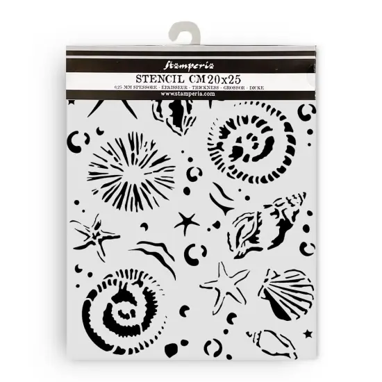 Stamperia Stencil Assortment-Silent Sea {5}