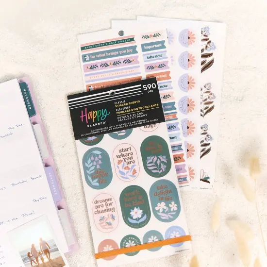 Happy Planner Sticker Value Pack 30/Sheets-Petals and Plans {6}