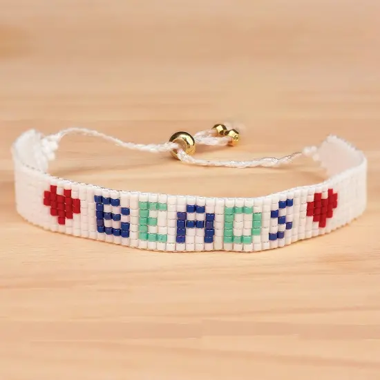 The Beadsmith LoomEEZ Japanese Bead Loom Kit &ndash; Includes Adjustable Loom, Miyuki Glass Beads, Thread & Needle, Warp Thread, Findings and Instructions &ndash; Make Bracelets, Necklaces, Belts, and More {5}