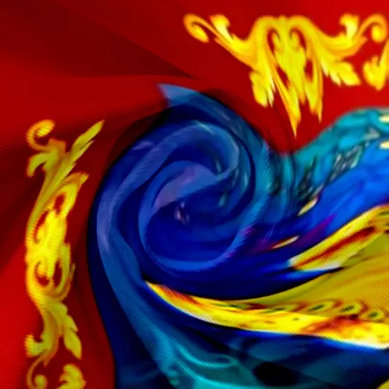 Radha Krishna Backdrop Indian Traditional Cloth 5x8 Feet Backdrop Pooja Wall Decor Indian Wall Art Photo Decor Banner Indian Janmashtami Decor Decorative Pooja Cloth {2}