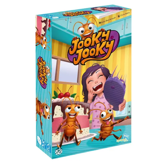 Greater Than Games: Jooky Jooky - Rid Your Home Of Cockroaches By Completing Challenges, Fun Family Game, Easy To Learn & Quick Playing Time, For 2 to 5 Players, 15 Minutes Play Time, For Ages 6 and Up {1}