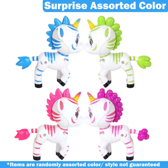 Zoonicorn: Emoteez - Surprise Assorted Character (Aliel, Ene, Promi OR Valeo) - 4" Miniature Toy Figure, Light-Up Horn, Unique Eye Expressions, Kid 3+ {6}