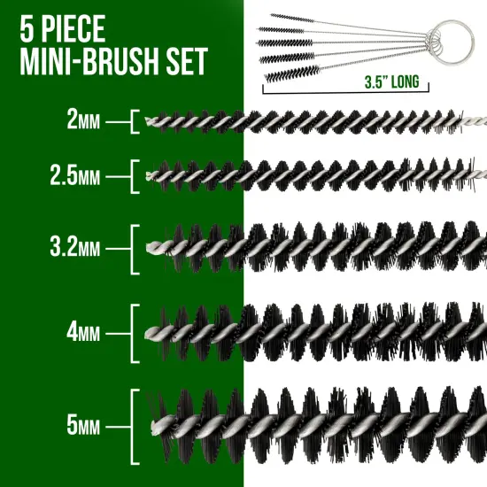 25 Piece Professional Airbrush and Spray Gun Cleaning Kit with 16oz Wash Bottle {2}