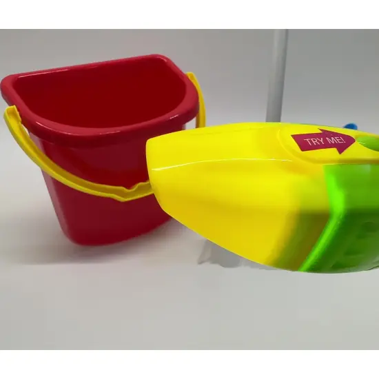 Boley: Cleaning Set - 8pc Toy Accessories, Broom-Dustpan-Mop-Vacuum-Bucket-Squeegee-Sprayer-Wet Floor Sign, Pretend Play & Housekeeping, Kids Ages 3+ {6}