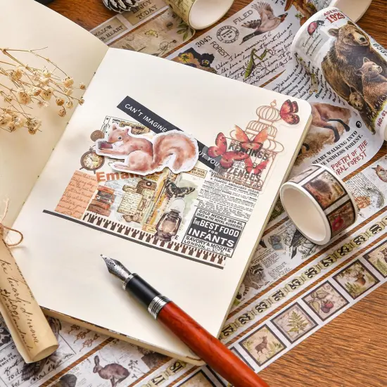 18 Rolls Vintage Washi Tape Pack (Past Events) {5}