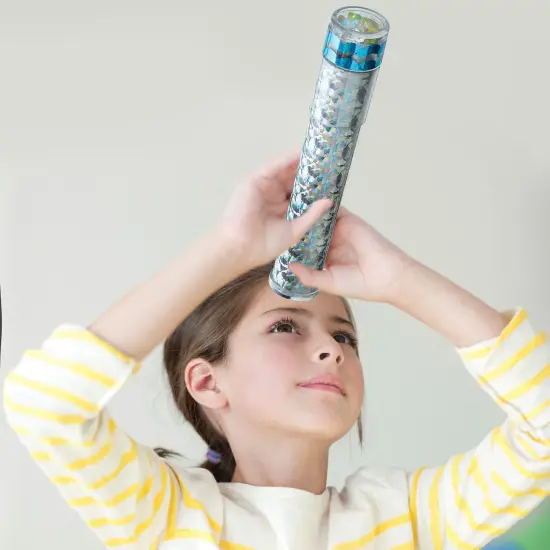 4M: KidzLabs: Kaleidoscope Making Kit - DIY 9.8" Optical Light Physics Toy, Mystic Glow, Colorful Geometric Patterns, All-In-1 STEM Craft Set, Kids 8+ {6}