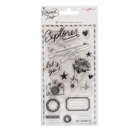 Maggie Holmes Round Trip Clear Stamps 17/Pkg {1}