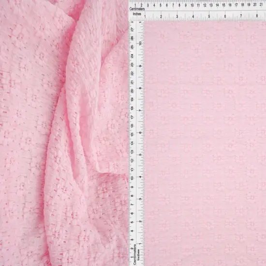 1 Yard Ditsy Floral Lace Fabric, 52/53&Prime; Wide Nylon Cotton Spandex Blend SAGE {7}