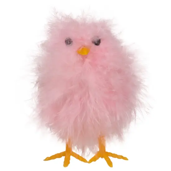 Northlight Furry Chicks Easter Figurines - 3.25" - Pink - Set of 3 {6}