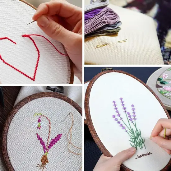 7.5'' 9.2'' Oval Embroidery Hoop {5}