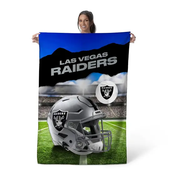 Las Vegas Raiders NFL Midfield Wall Hanging Tapestry 40 x 57 inches {2}