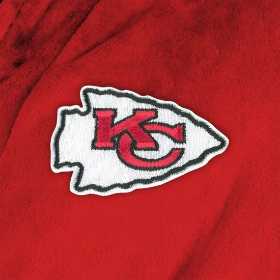 Kansas City Chiefs NFL Hooded Silk Touch Bath Robe 26&times;47 Inches {5}