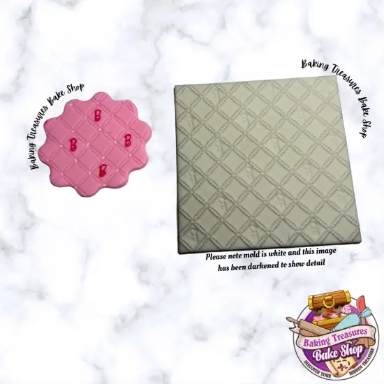 Letter B Push Silicone Mold {1}