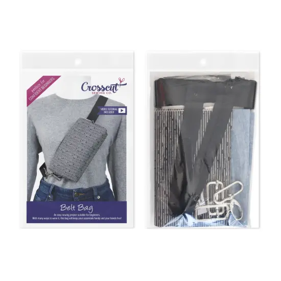 Crosscut Sewing Co.&reg; Belt Bag Sewing Project Kit - Beginner Friendly DIY Sewing Kit Line up {2}
