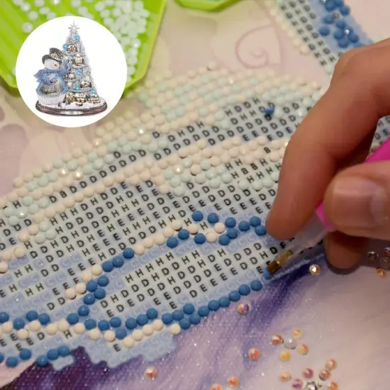 Christmas Diamond Painting Kits Special Shaped Rhinestones Winter 5D {5}